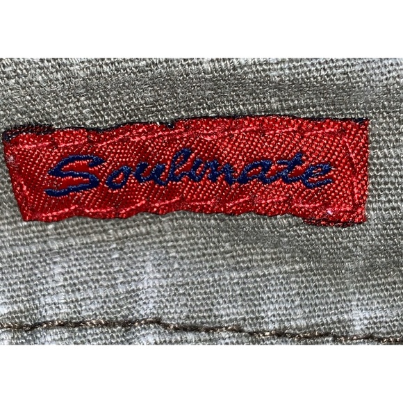 Soulmate Paris blues army green mini skirt - Picture 4 of 5